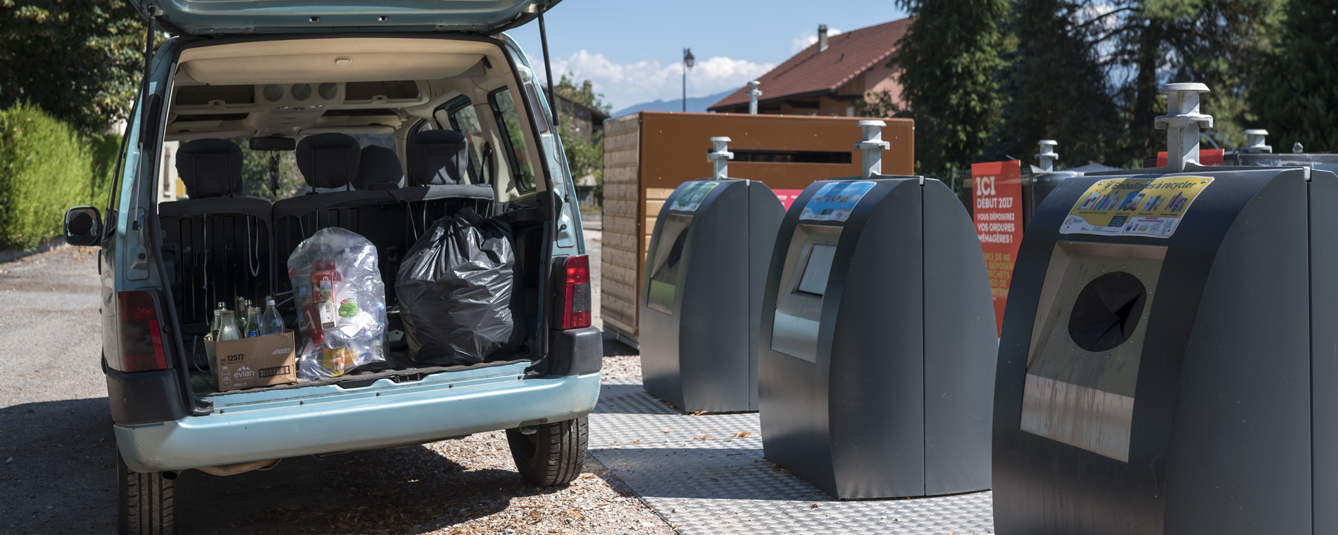 Espace Tri Collecte en apport volontaire (espaces-tri) - Thonon Agglomération