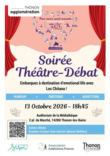 affiche du spectacle "Embarquement à destination d'emotional life" 